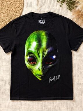 New Strange Daze Alien Graphic T-Shirt Men’s Size XL Sci Fi Alien Graphic Tee
